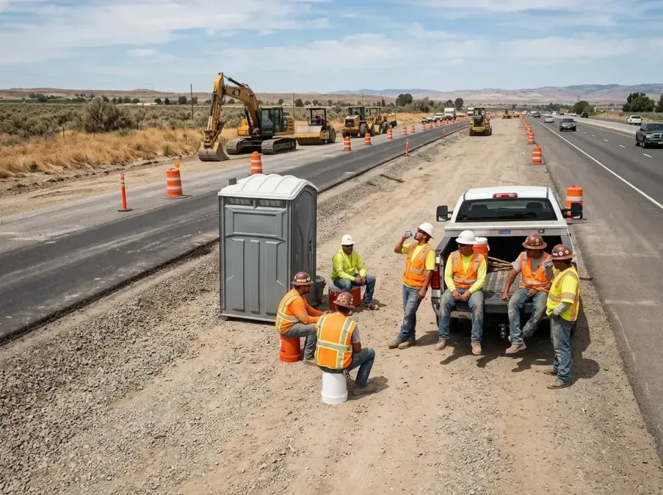 highway-road-construction-crew-007 — frequently asked questions, Porta Potty and Restroom Rentals in Colesville, MD